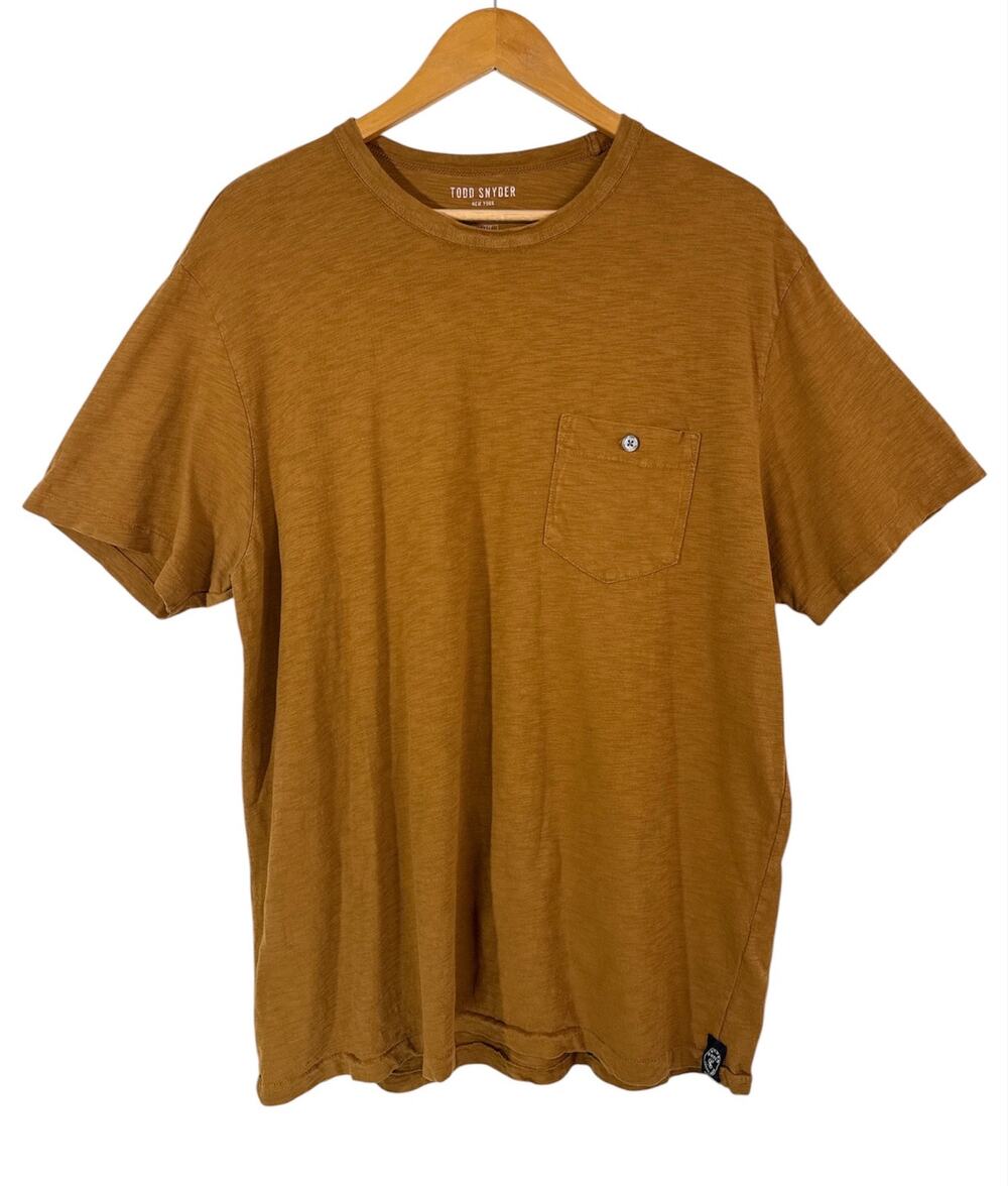 Todd Snyder Made in L.A. Pocket Tee Brown Slub Cotton Men’s XL
